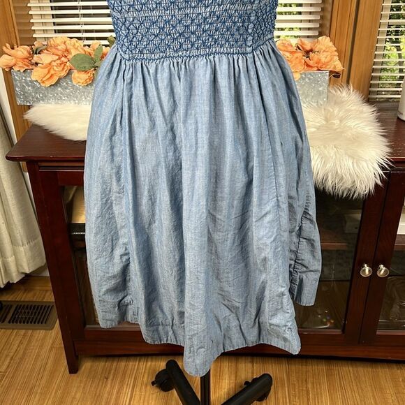Kate Spade Chambray Blair Dress with Smocking Size 0 - Picture 5 of 12